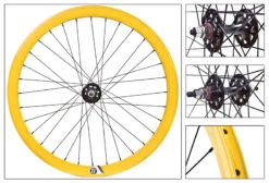 Origin8 Track Attack 42mm Fixie Wheelset -Bicycles & Spare Parts origin 8 700c fixie wheelset copy 187169 117