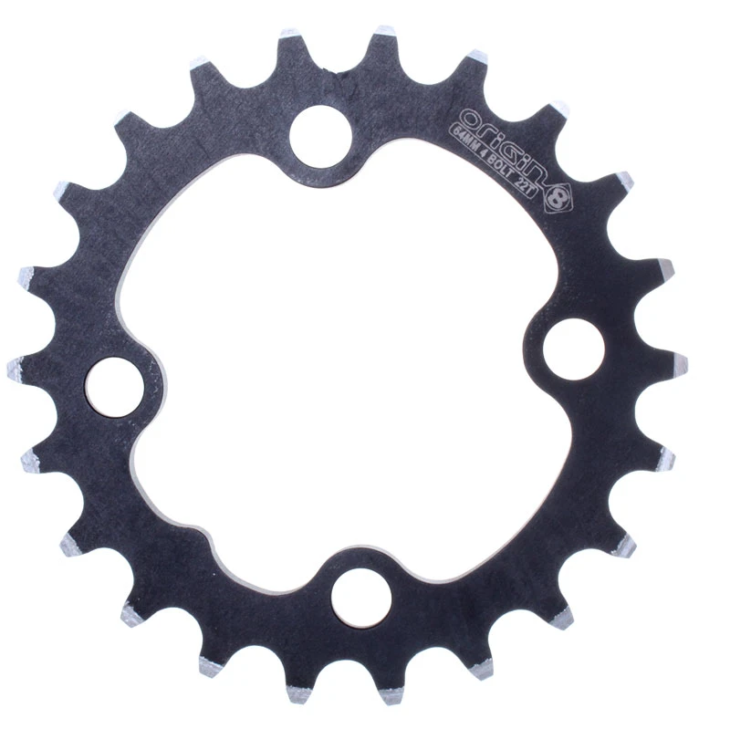 Origin8 Alloy Ramped Chainring 22-Tooth - 64 BCD/4-Bolt 3 Origin8 Alloy Ramped Chainring 22-Tooth - 64 BCD/4-Bolt