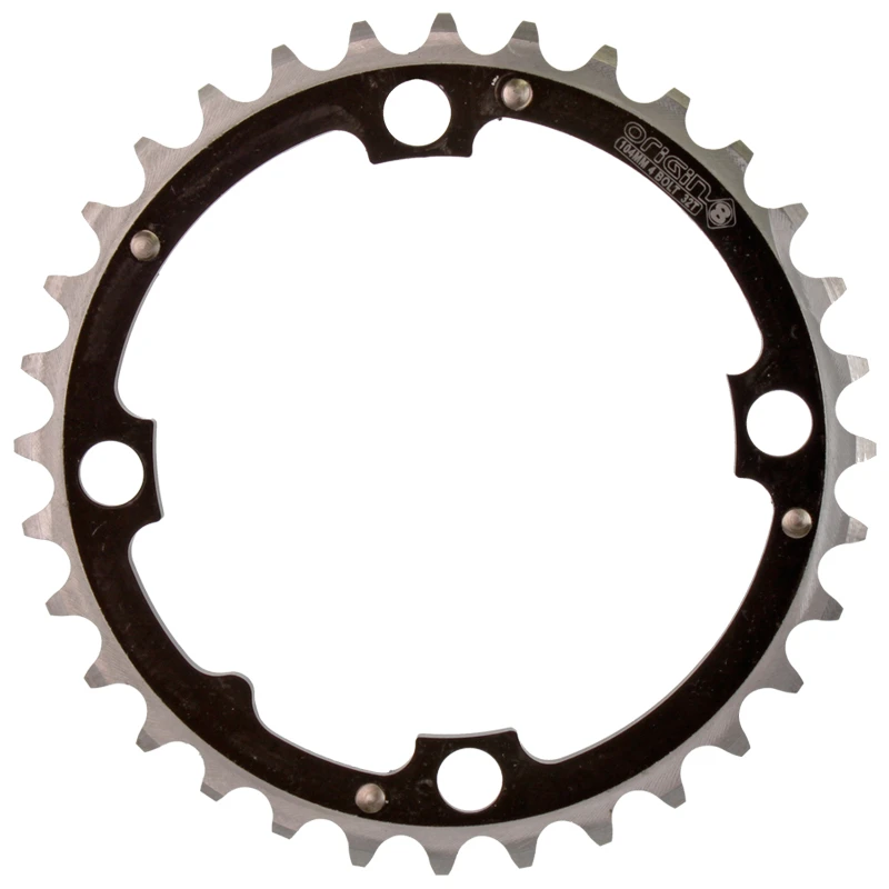 Origin8 Alloy Ramped Chainrings - 104 BCD/4-Bolt 3 Origin8 Alloy Ramped Chainrings - 104 BCD/4-Bolt