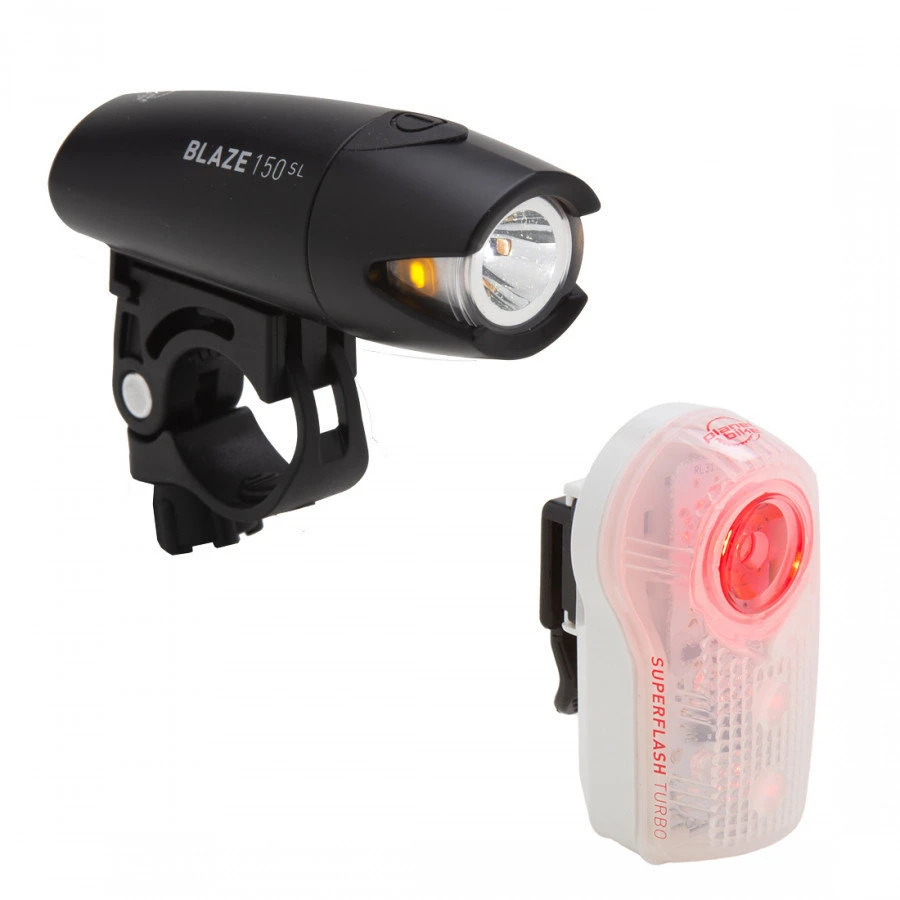 Planet Bike Blaze 150 SL And Superflash Turbo Light Combo Set 3 Planet Bike Blaze 150 SL And Superflash Turbo Light Combo Set