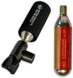 Planet Bike Black Zeppelin CO2 Bike Tire Inflator -Bicycles & Spare Parts planet bike red zeppelin co2 bike tire inflator metal head only copy 378182 12